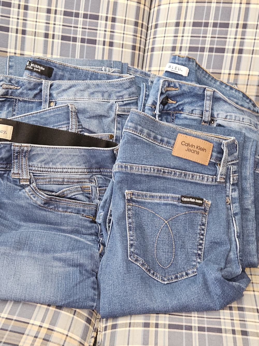Assorted Lot Of 4 Pair Size 12 Women’s Denim Jeans